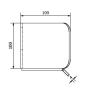 Uchwyt najazdu 120x100