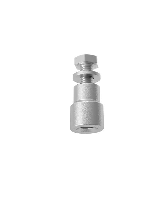 Tuleja mocująca do listwy zębatej metalowej 1000x8
