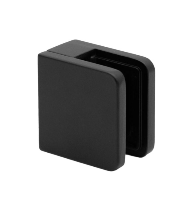 Uchwyt do szkła 45x45x26 mm czarny