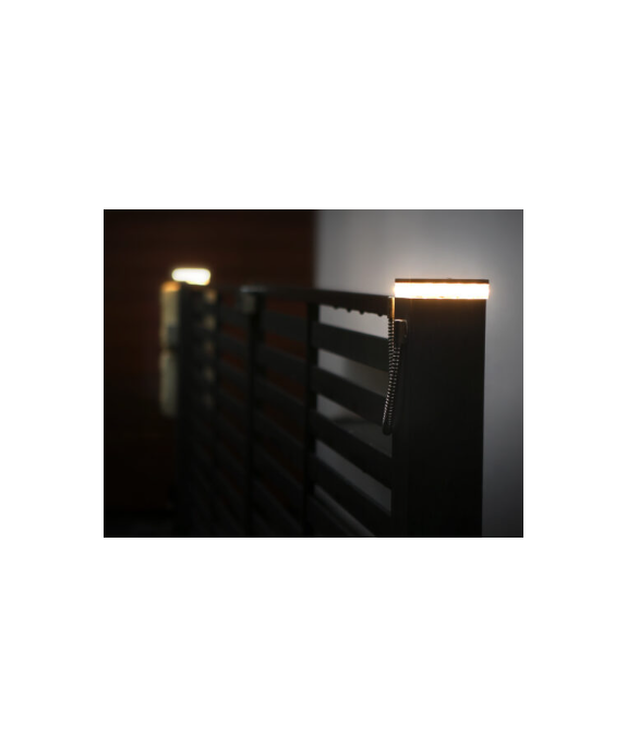 Lampa oświetle.-sygnaliz. słupkowa 100x100 biała