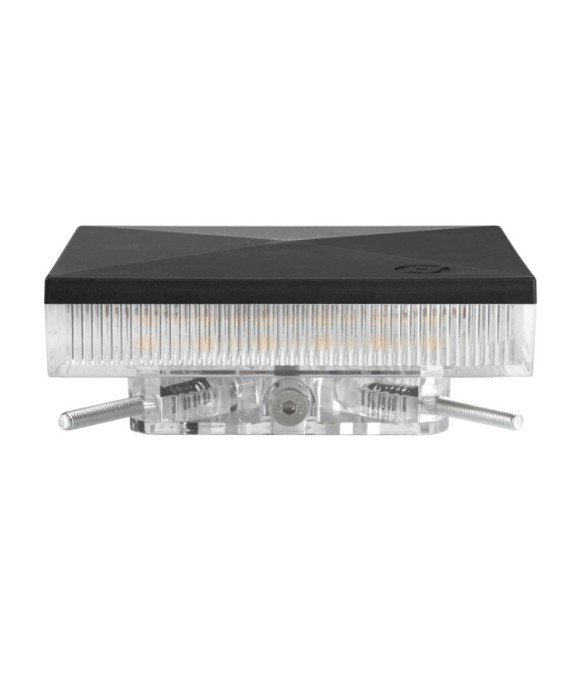 Lampa oświetle.-sygnaliz. słupkowa 120x120 biała
