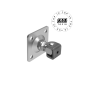 Zawias regulowany z szyldem M16 / 80x80