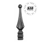 Grot stalowy 20x20 mm / H125 x L30 mm