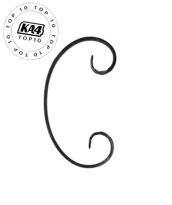 Spirala typu C 12x6 mm / H100 x L60 mm