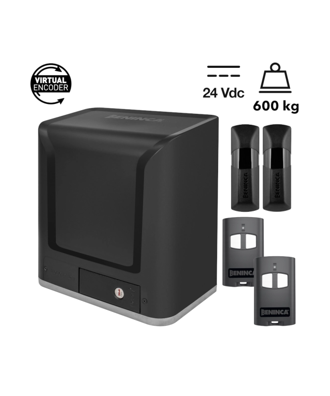Napęd WOLF624 do bram przesuwnych 24Vdc do 600 kg