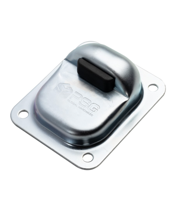Stoper do bram z odbojem gumowym 120x100 / H43 mm