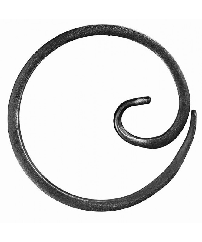 Koło kute ozdobne 12x6 mm / Fi 100 mm