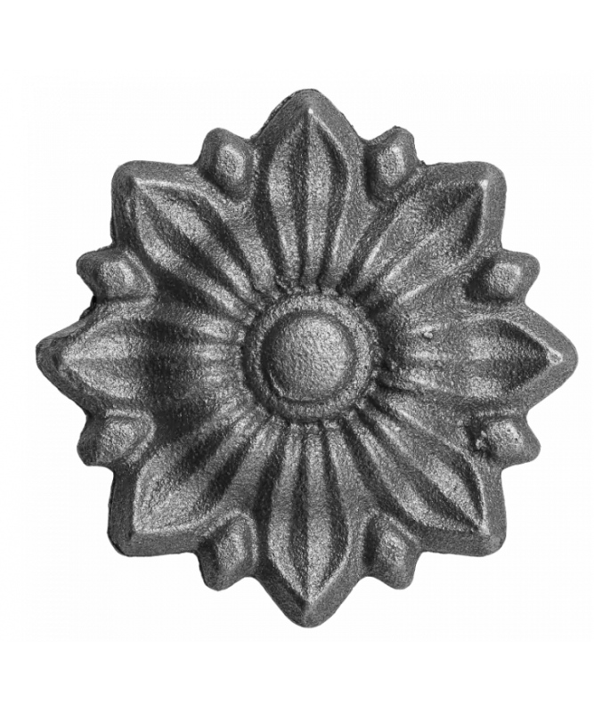 Kwiat stalowy ozdobny Fi 85 mm x 8 mm