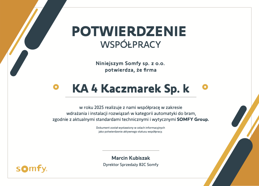 Autoryzacja SOMFY